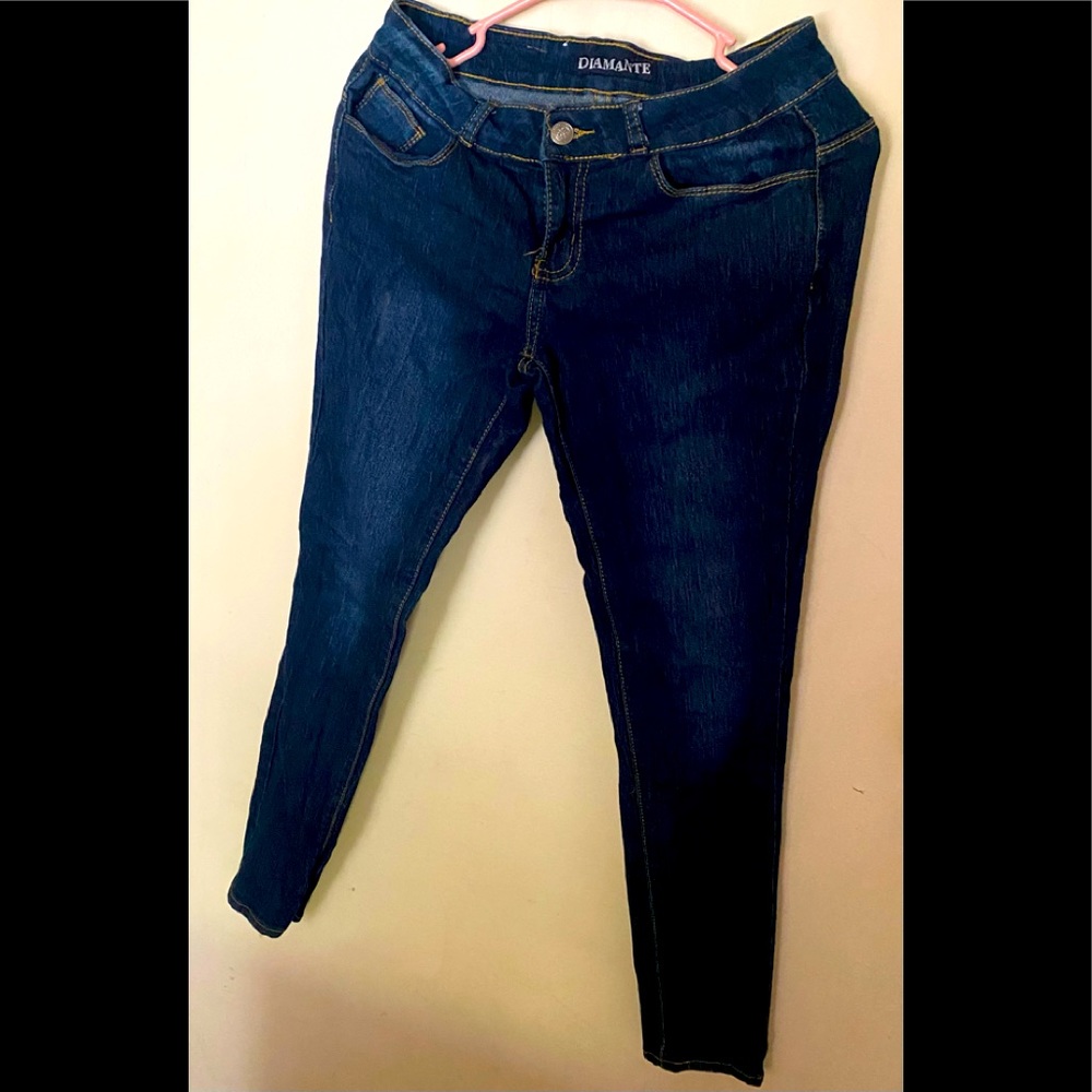 Womens Diamante jeans size 5